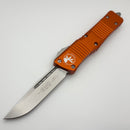 Microtech Combat Troodon Single Edge Stonewash & Orange 143-10OR