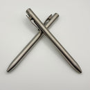 Tactile Turn Titanium Machined Clip Action Pen Standard