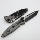 Microtech Socom Elite Manual Natural Clear Handles & Tanto Edge Full Serrated Tactical 161-3NC
