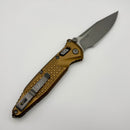 PRE-OWNED Microtech Socom Ram-Lok w/ Tan Aluminum Frag Handles & S/E Apocalyptic M390MK 160RL-10APFRTA