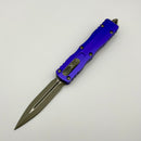 PRE-OWNED Microtech Dirac D/E Apocalyptic Standard & Purple 225-10APPU