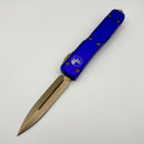 PRE-OWNED Microtech Ultratech w/ Double Edge Bronze & Purple 122-13PU