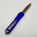 PRE-OWNED Microtech Ultratech w/ Double Edge Bronze & Purple 122-13PU
