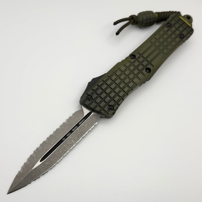 Microtech Combat Troodon Frag Off Green 2022 Model 142-DR12-APFROGG
