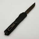 PRE-OWNED Microtech Ultratech ZBP S/E Part Serrated DLC Shadow Signature Series 1121-2DLCTSH