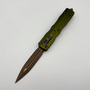 Microtech Dirac Double Edge Apocalyptic & OD Green 225-13APOD