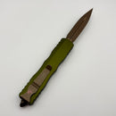 Microtech Dirac Double Edge Apocalyptic & OD Green 225-13APOD