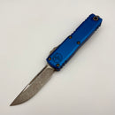 PRE-OWNED Microtech UTX-85 Gen IV w/ Blue Handle & Apocalyptic S/E M390MK 12314-10APBL