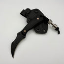 PRE-OWNED RMJ Gym Rat w/ Black G-10 Handles & Black Cerakote MagnaCut Fixed Blade
