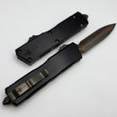 Marfione Custom Executive Scarab 2 Gen 3 Hot Blued Baker Forge Elite Coppermai Wavy D/E w/ Hefted Black Aluminum Handle