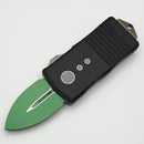 Microtech Exocet D/E Jedi Master Green Standard Signature Series 157-1JM