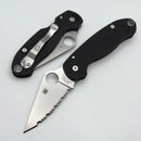 Spyderco Para 3 Black G-10 Handles w/ SpyderEdge CPM-S45VN C223GS
