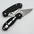 Spyderco Para 3 Black G-10 Handles w/ SpyderEdge CPM-S45VN C223GS