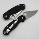 Spyderco Para 3 Black G-10 Handles w/ Combination Edge CPM-S45VN C223GPS