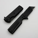Chaves CHUB Flipper w/ Black Aluminum Handles & Black Hardware w/ Black PVD Utility Blade Accent - Blue Label