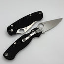 Spyderco Para-Military 2 PM2 Black G-10 Handles w/ SpyderEdge S45VN C81GS2