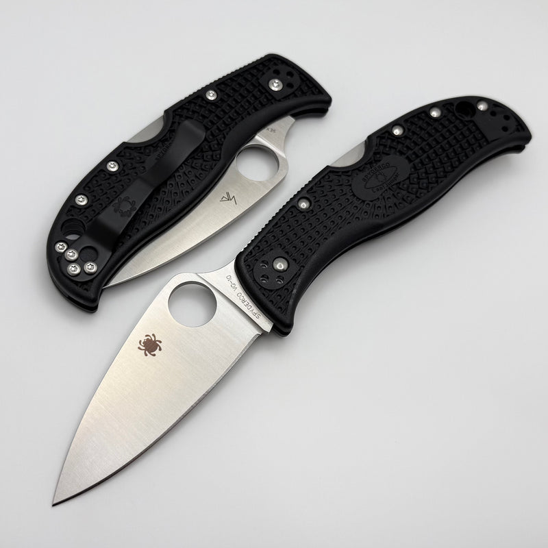 Discontinued Spyderco Leafjumper Black FRN Handles w/ VG-10 C262PBK