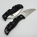 Discontinued Spyderco RockJumper Black FRN Handles w/ SpyderEdge VG-10 C254SBK