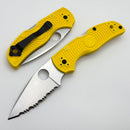 Spyderco Native 5 Yellow FRN Handles & SpyderEdge MagnaCut C41SYL5