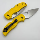 Spyderco Native 5 Yellow FRN Handles & SpyderEdge MagnaCut C41SYL5