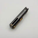 Chaves CHUB Flipper w/ Black Aluminum Handles & Bronze Hardware w/ Stonewash Utility Blade Accent - Blue Label