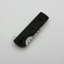 Chaves CHUB Flipper w/ Black Aluminum Handles & Black Hardware w/ Stonewash Utility Blade Accent - Blue Label