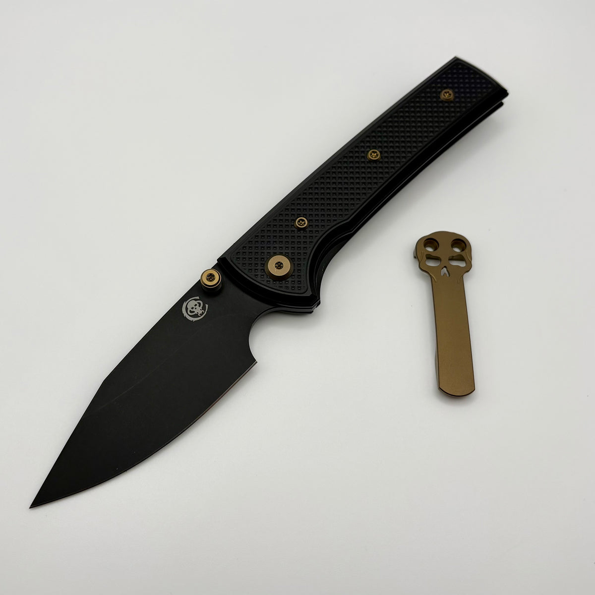 Chaves Knives Scapegoat Street w/ Black Aluminum Handles & Bronze Hard