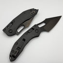 Microtech Knives Manual Stitch RAM LOK Smooth Carbon Fiber DLC Standard Signature Series 169RL-1DLCTCFS