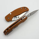 Spyderco Sage 6 w/ Orange G-10 Handles w/ Rex 121 C123GPBOR
