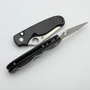 Spyderco Knives ButtonUp Carbon Fiber and 8CR13MOV Serrated C275CFPS