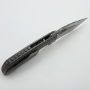 Custom Knife Factory Rotten Design Evo T Machine Grind S90V w/ Tumbled Titanium Handles (Consignment)