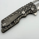 Attn 2 Detail Mercantile Large Mark 2 Treadplate Titanium Handles & Two Tone MagnaCut (Consignment)