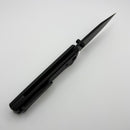 Chaves Knives Scapegoat 229 w/ Black Aluminum Handles & Black Hardware w/ Black Spear Point 154CM - Blue Label