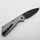 Pro-Tech PT Plus Gray Aluminum Handle & DLC MagnaCut Blade PT203-GREY (Consignment)