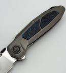 Ketuo Bratva Titanium Carbon Fiber Inlaid Handles & Mirror M390 (Consignment)