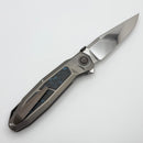 Ketuo Bratva Titanium Carbon Fiber Inlaid Handles & Mirror M390 (Consignment)