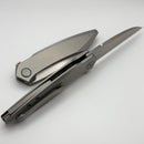 We Knife Fluxor Titanium Handle & Hand Rubbed Satin M390 WE23071-2