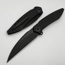 We Knife Fluxor Black Titanium Handle & Black M390 WE23071-1