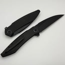 We Knife Fluxor Black Titanium Handle & Black M390 WE23071-1
