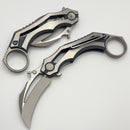 We Knife Cryonix Blue/Satin Titanium Handle & Stonewashed M390 Blade WE24070-4