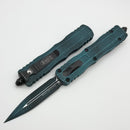 Microtech Dirac Delta Weathered Turquoise D/E 227-1WTQ