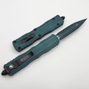 Microtech Dirac Delta Weathered Turquoise D/E 227-1WTQ