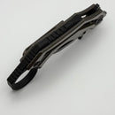 We Knife Cryonix Bronze/Satin Titanium Handle & Black Stonewashed M390 Blade WE24070-3