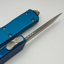 Microtech Scarab 2 Gen 3 Executive w/ Blue Handles & T/E Stonewash M390MK 1177-10BL