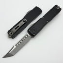 Microtech Ultratech Gen IV Hellhound Apocalyptic Standard w/ Black Handle 11194-10APS