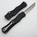 Microtech Marfione Select Halo IV Black Handle w/ Part Serrated Stonewash Tanto M390MK 1151-11MS1