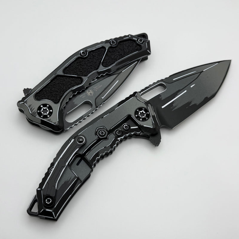 Heretic Knives Medusa Cel Shade Gray Handles w/ MagnaCut H009-CS-GRY