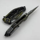 Heretic Knives Medusa Cel Shade OD Green Handles w/ MagnaCut H009-CS-OD