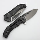 Custom Knife Factory & Mikkel Willumsen Gozer Titanium Handles w/ CarboTi Inlays & M398