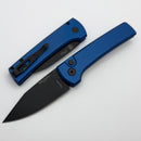 Pro-Tech Chavez Scapegoat Compact Auto w/ Blue Aluminum Handle & DLC MagnaMax RCS1103-Blue